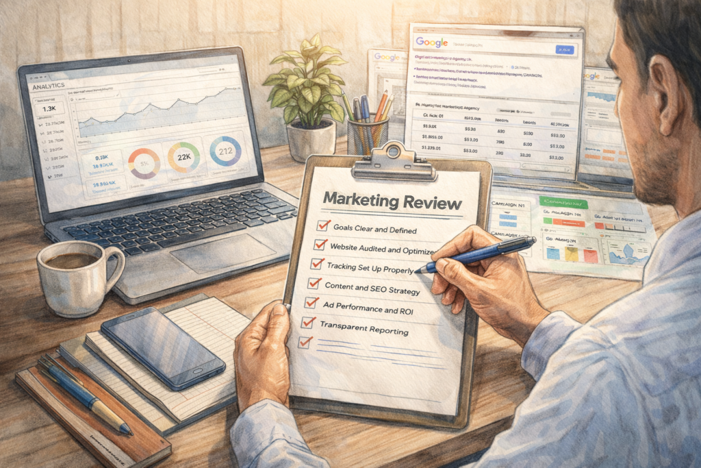 digital marketing agency checklist for business owners