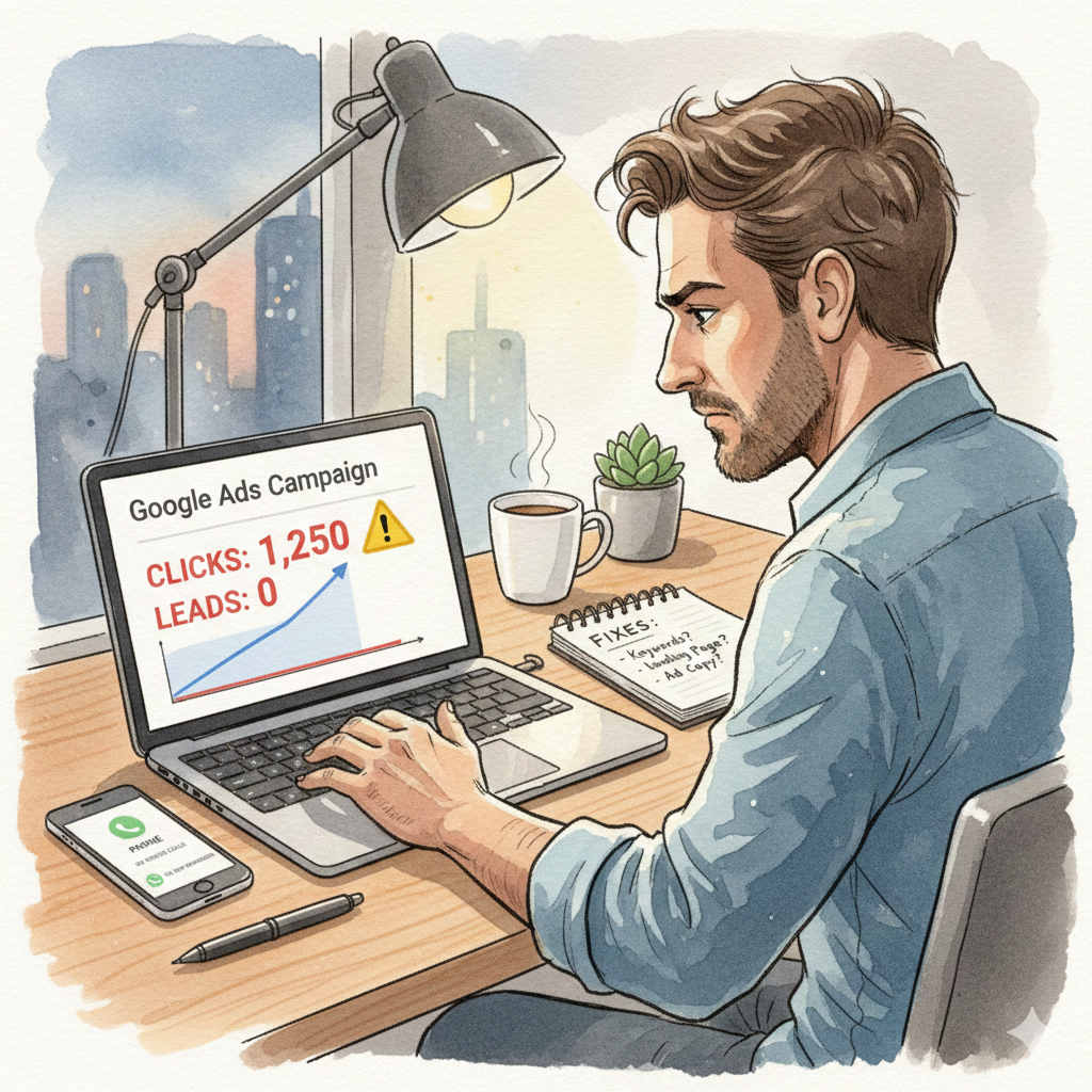 google ads not getting leads in 2026
