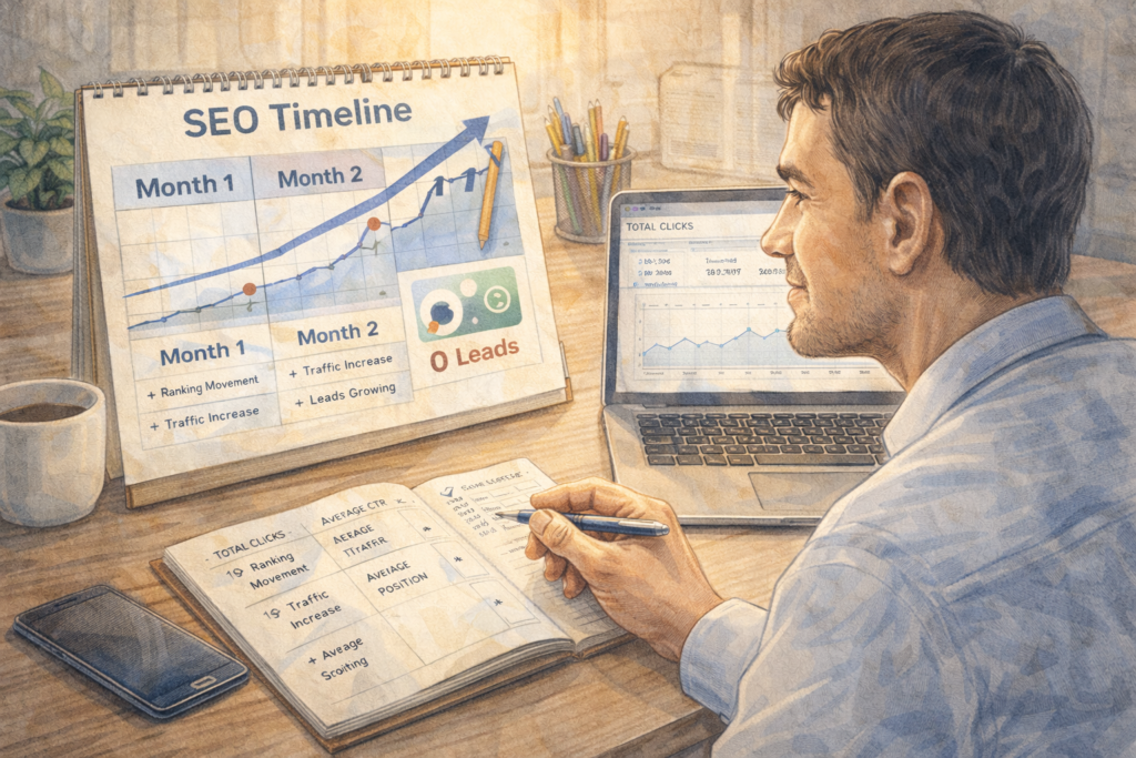 how long does seo take to show results in 2026
