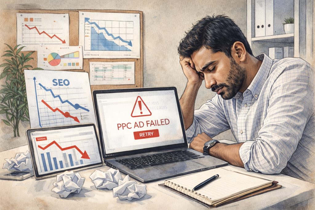 why digital marketing fails